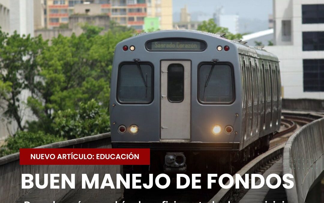 Buen manejo de fondos: Educación