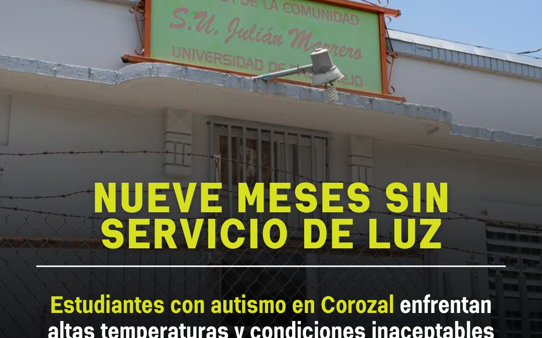 Nueve meses sin Servicio de luz electrica